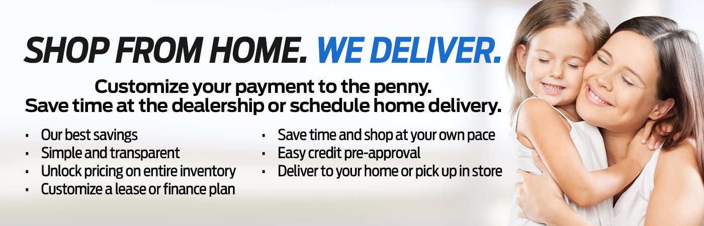 Shop From Home. We Deliver.